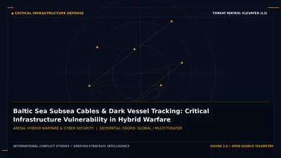 Baltic Sea Subsea Cables & Dark Vessel Tracking: Critical Infrastructure Vulnerability in Hybrid Warfare - Tactical intelligence visual and operational telemetry