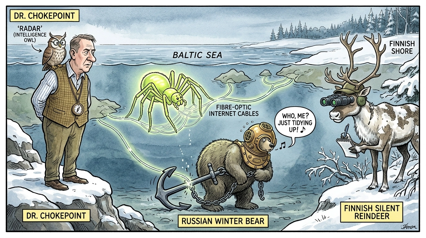 Baltic Sea Subsea Cables & Dark Vessel Tracking: Critical Infrastructure Vulnerability in Hybrid Warfare - Tactical intelligence visual and operational telemetry