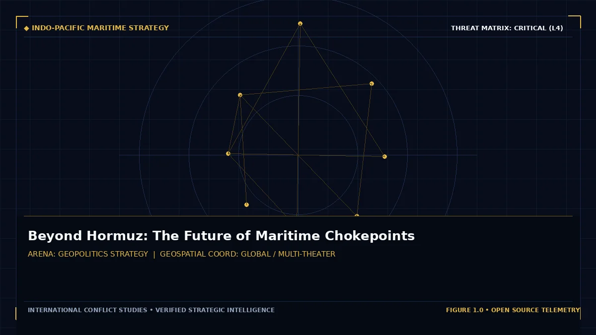 Beyond Hormuz: The Future of Maritime Chokepoints - Tactical intelligence visual and operational telemetry