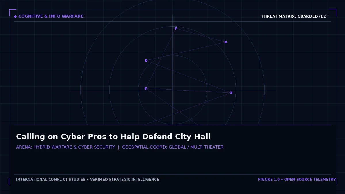 Calling on Cyber Pros to Help Defend City Hall - Tactical intelligence visual and operational telemetry