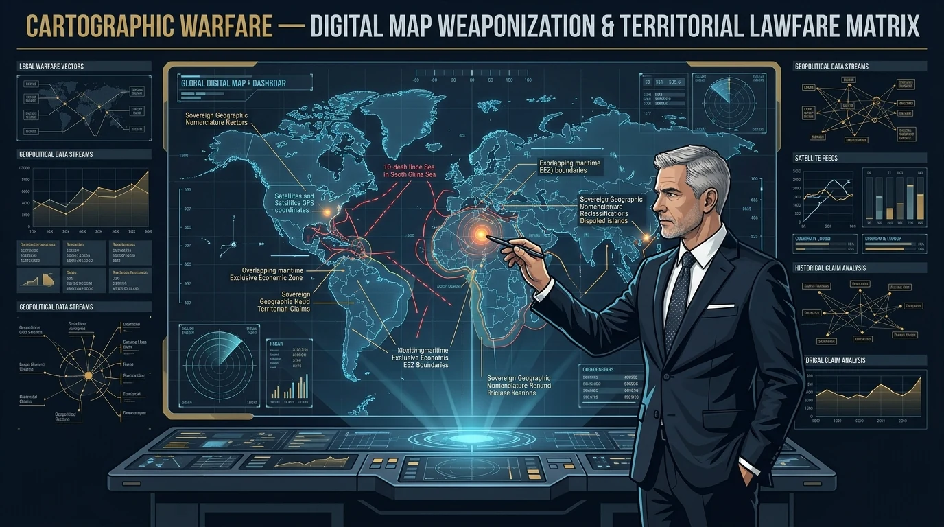 Cartographic Warfare: How Revisionist States Weaponize Digital Maps and Territorial Nomenclature Without Firing a Shot - Tactical intelligence visual and operational telemetry