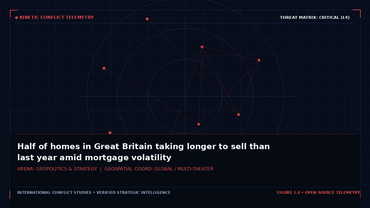 Half of homes in Great Britain taking longer to sell than last year amid mortgage volatility - Tactical intelligence visual and operational telemetry