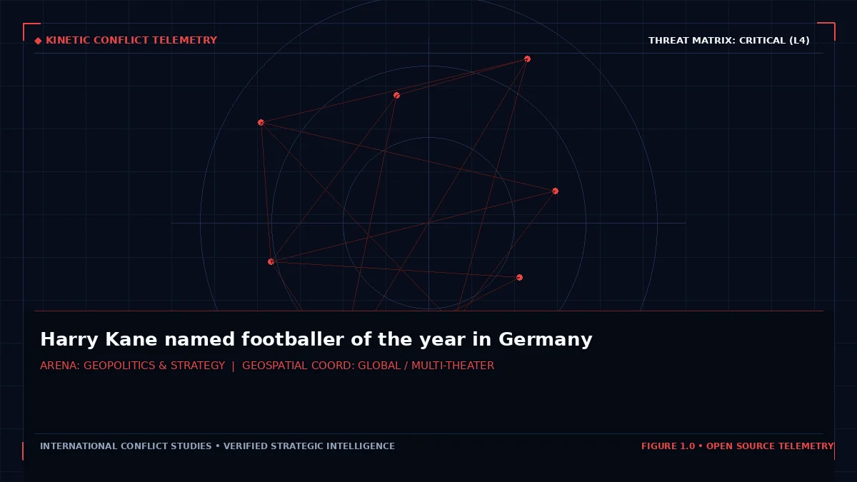 Harry Kane named footballer of the year in Germany - Tactical intelligence visual and operational telemetry