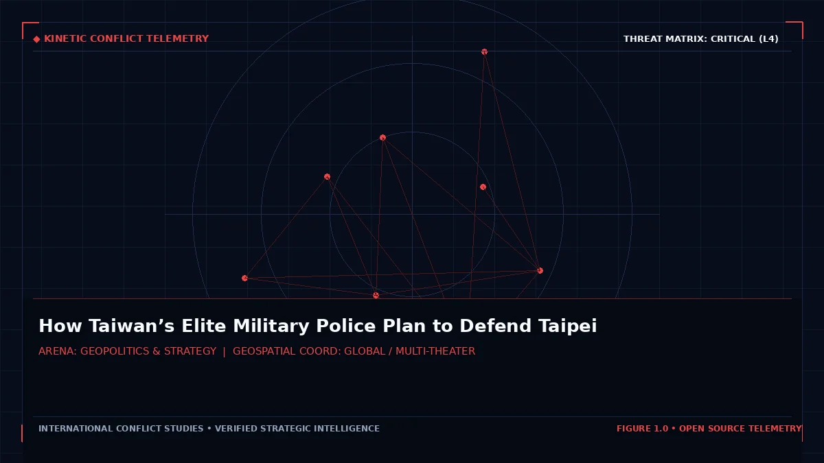How Taiwan’s Elite Military Police Plan to Defend Taipei - Tactical intelligence visual and operational telemetry