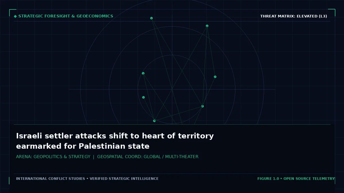 Israeli settler attacks shift to heart of territory earmarked for Palestinian state - Tactical intelligence visual and operational telemetry