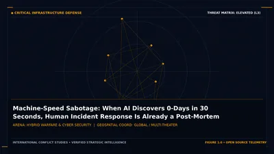 Machine-Speed Sabotage: When AI Discovers 0-Days in 30 Seconds, Human Incident Response Is Already a Post-Mortem