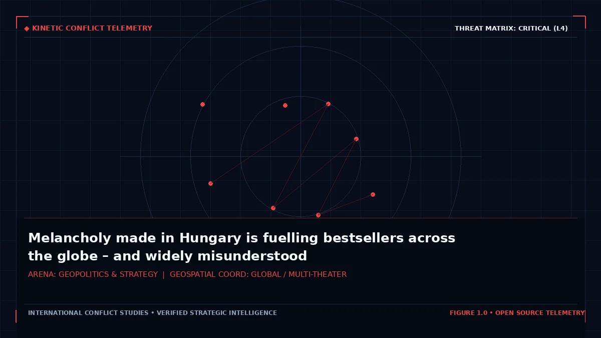 Melancholy made in Hungary is fuelling bestsellers across the globe – and widely misunderstood - Tactical intelligence visual and operational telemetry