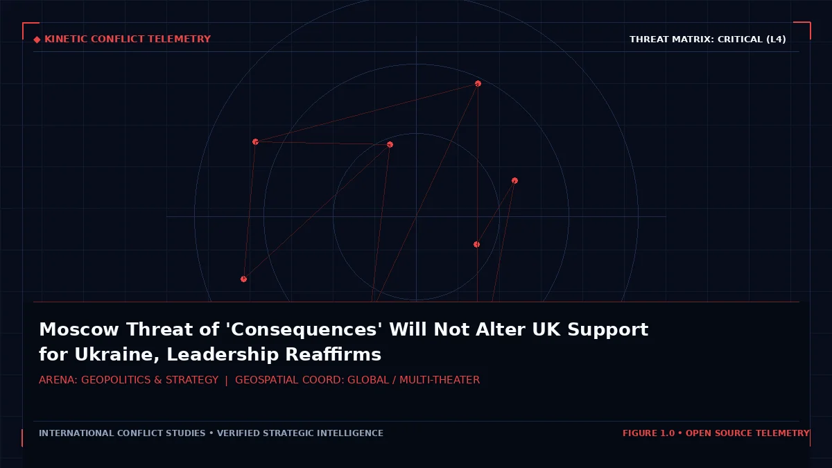 Moscow Threat of 'Consequences' Will Not Alter UK Support for Ukraine, Leadership Reaffirms — Tactical intelligence visual and operational telemetry