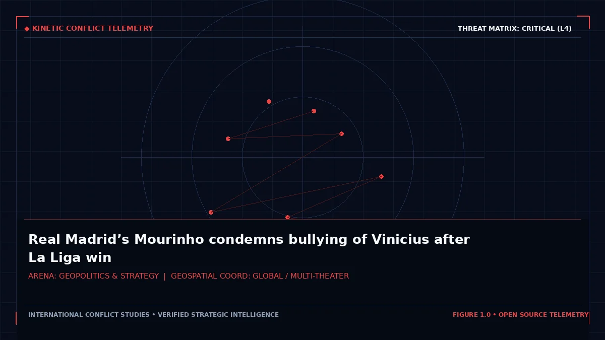 Real Madrid’s Mourinho condemns bullying of Vinicius after La Liga win - Tactical intelligence visual and operational telemetry
