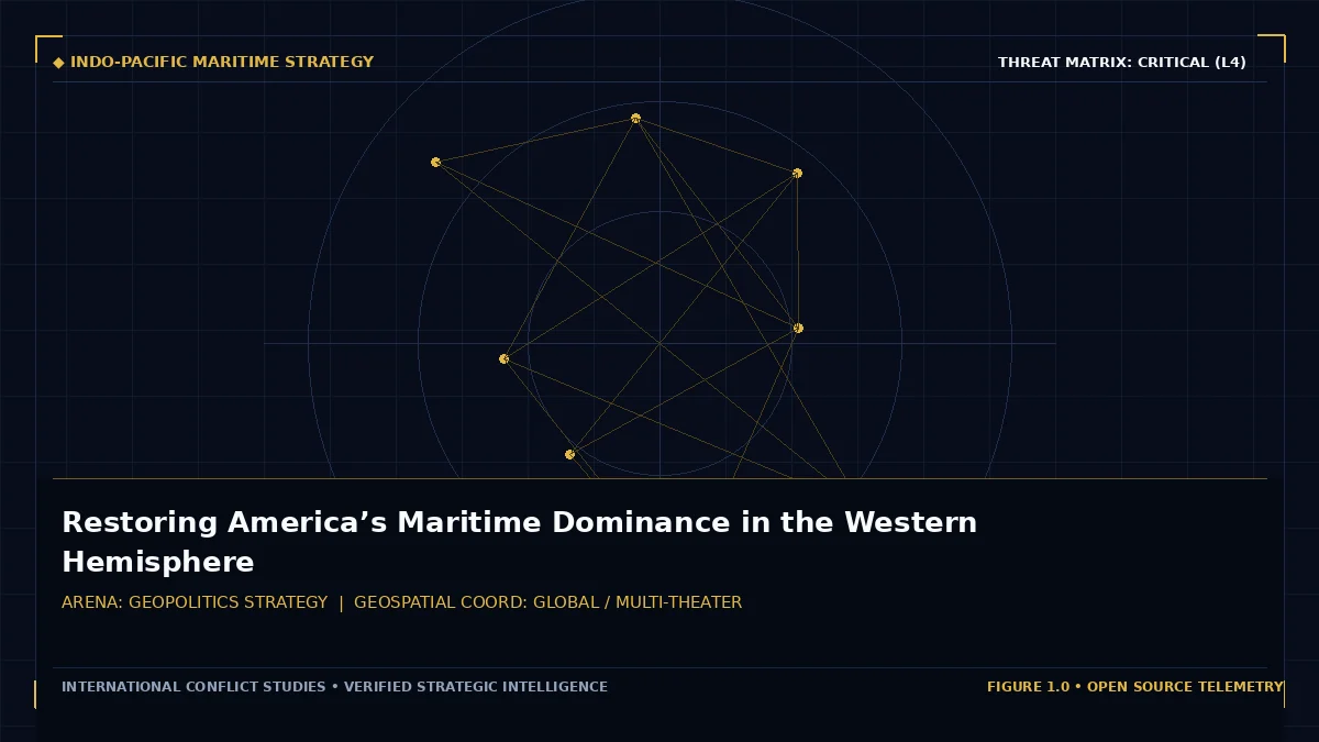 Restoring America’s Maritime Dominance in the Western Hemisphere - Tactical intelligence visual and operational telemetry