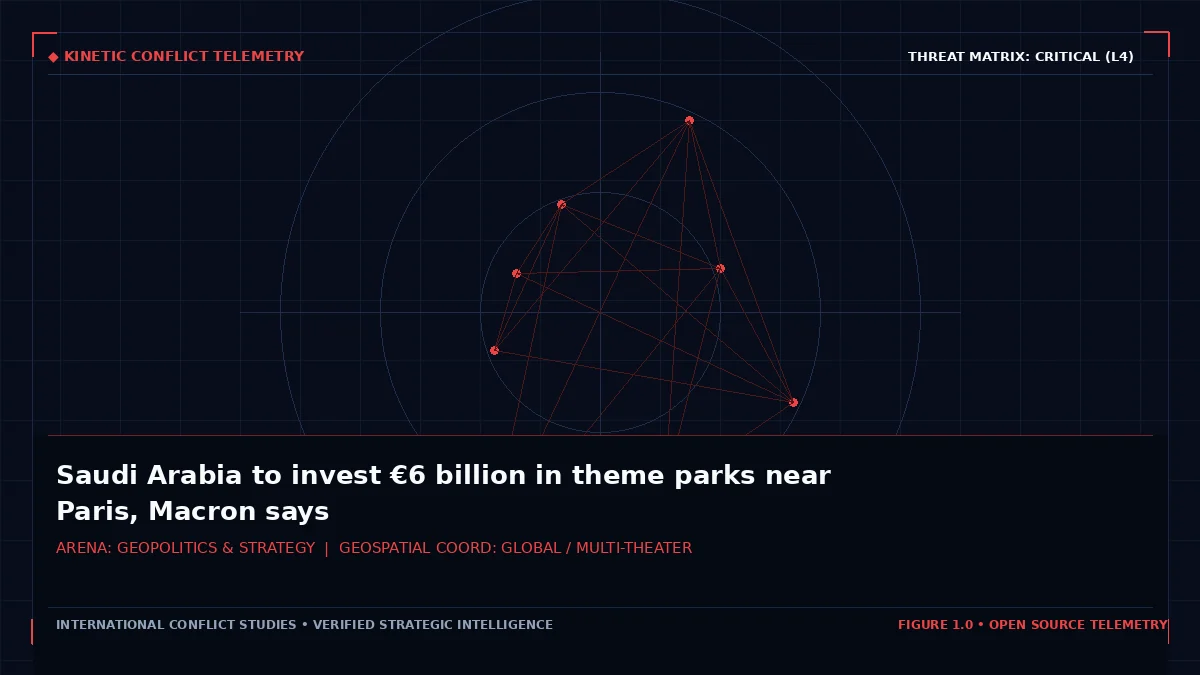 Saudi Arabia to invest €6 billion in theme parks near Paris, Macron says - Tactical intelligence visual and operational telemetry
