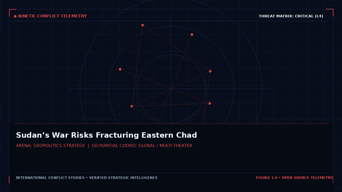 Sudan’s War Risks Fracturing Eastern Chad - Tactical intelligence visual and operational telemetry