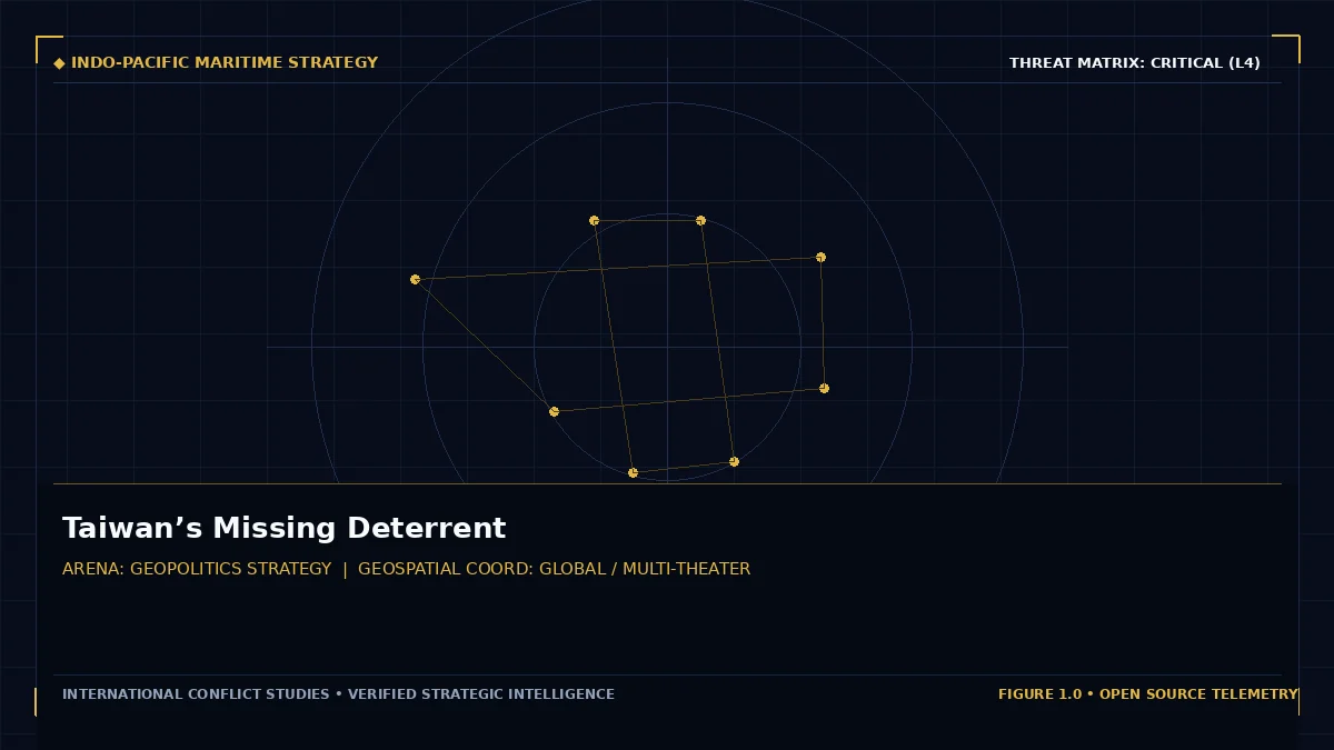 Taiwan’s Missing Deterrent - Tactical intelligence visual and operational telemetry
