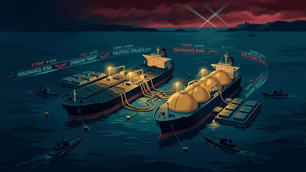 The Shadow Blockade: Maritime Insurance, Floating Logistics and the Economics of Chokepoint War - Tactical intelligence visual and operational telemetry