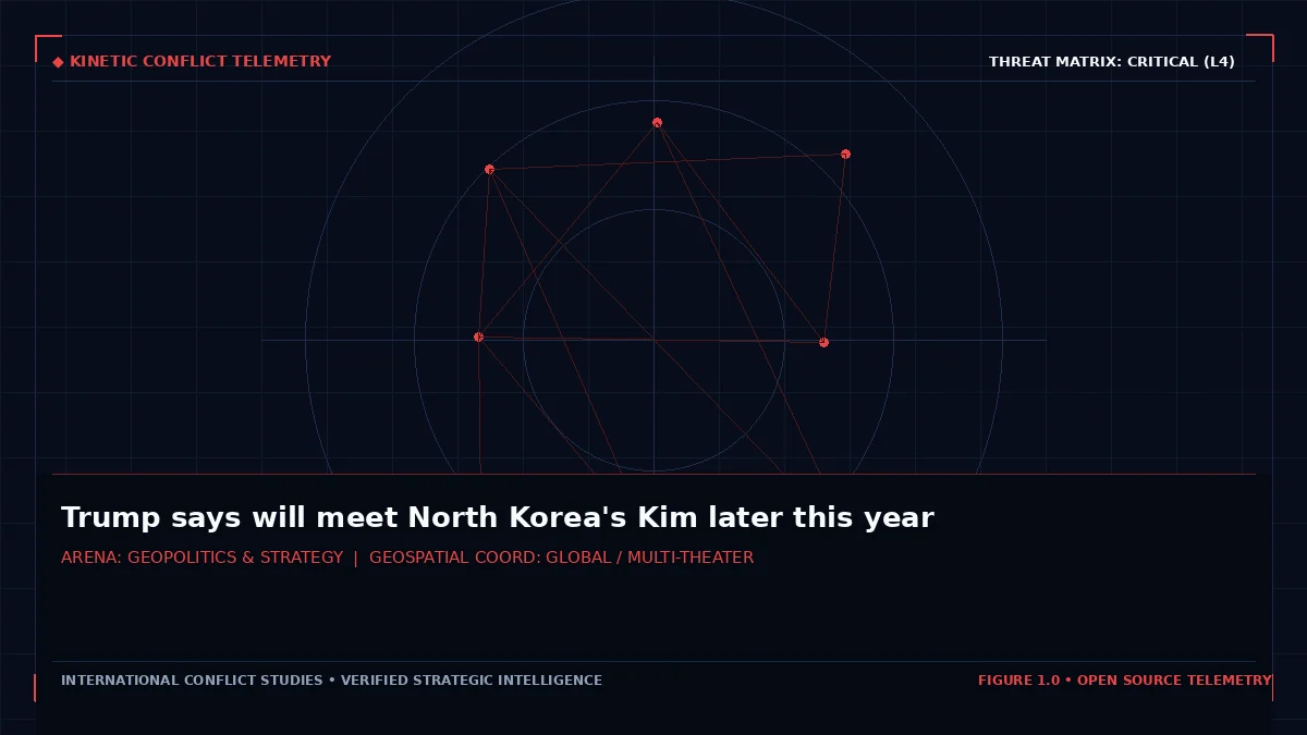 Trump says will meet North Korea's Kim later this year - Tactical intelligence visual and operational telemetry