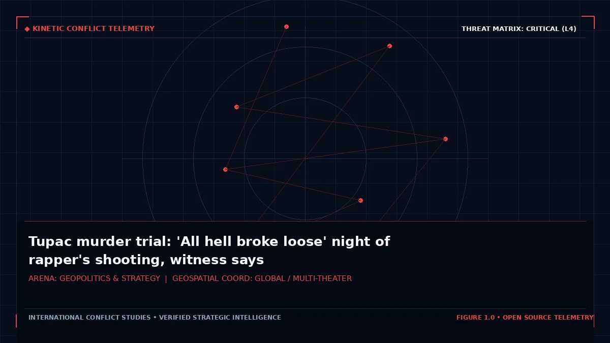 Tupac murder trial: 'All hell broke loose' night of rapper's shooting, witness says - Tactical intelligence visual and operational telemetry
