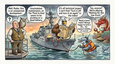 US Navy destroyer adrift in South China Sea for four days after losing power - Tactical intelligence visual and operational telemetry