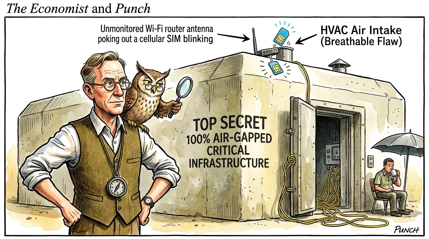 Dr. Chokepoint & Radar the Owl — The Air-Gap Illusion in Critical Infrastructure
