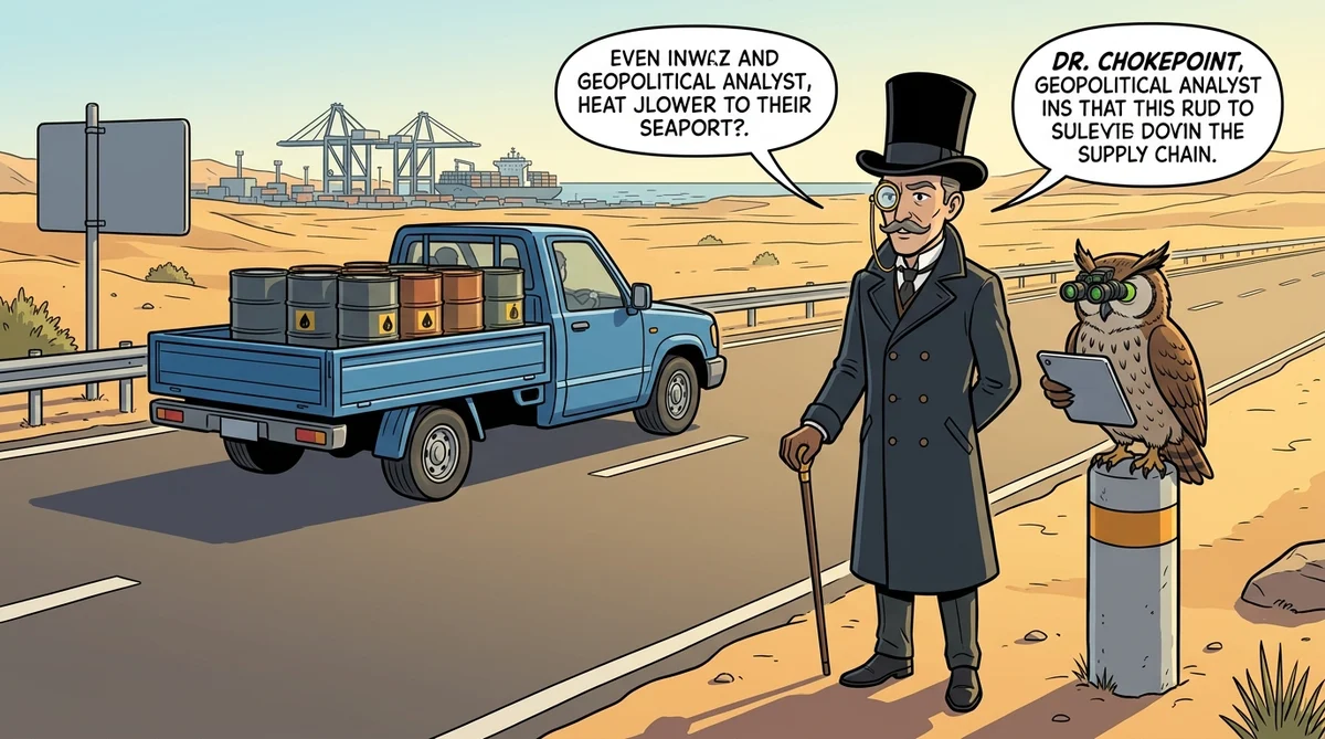 Dr. Chokepoint & Radar the Owl — The CPEC Illusion: Illicit Fuel Smuggling Bypasses Gwadar Security Checkpoints