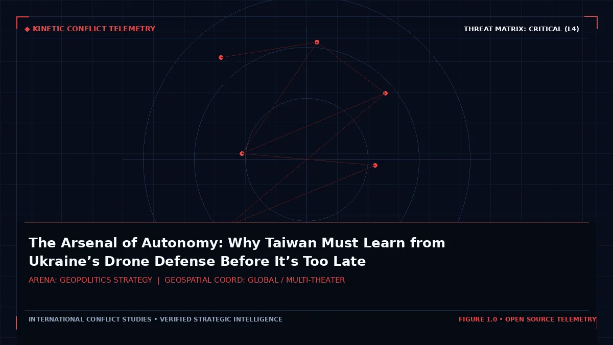 The Arsenal of Autonomy: Why Taiwan Must Learn from Ukraine’s Drone Defense Before It’s Too Late